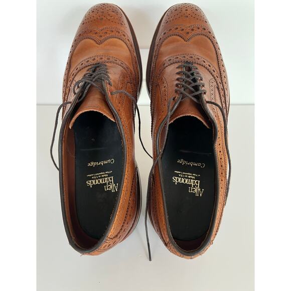 Allen Edmonds Cambridge Shell Cordovan Wingtip Handcrafted in USA Size 9 JJ - Picture 12 of 14